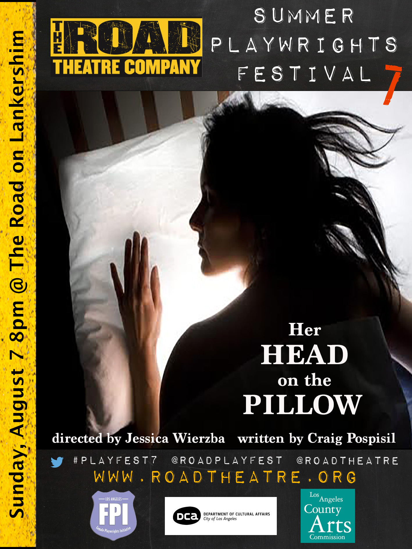 HER HEAD ON THE PILLOW